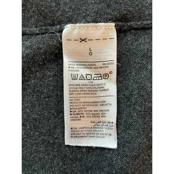 Old Navy Longline Cardigan Sweater Open Front Extra Long Gray Size Women's Large - Picture 8 of 12